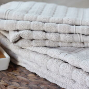 Ręcznik łazienkowy NATURAL beżowy BIO GOTS 70x140