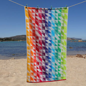 Duży ręcznik plażowy 100x180 portugalski TREDI kolory