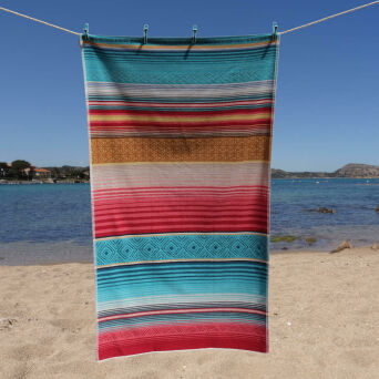 Ręcznik plażowy  100x180 portugalski  SUNRISE XXL welur